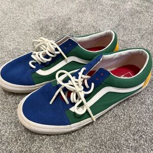 Vans Multicolor Sneakers - Blue, Green, Yellow